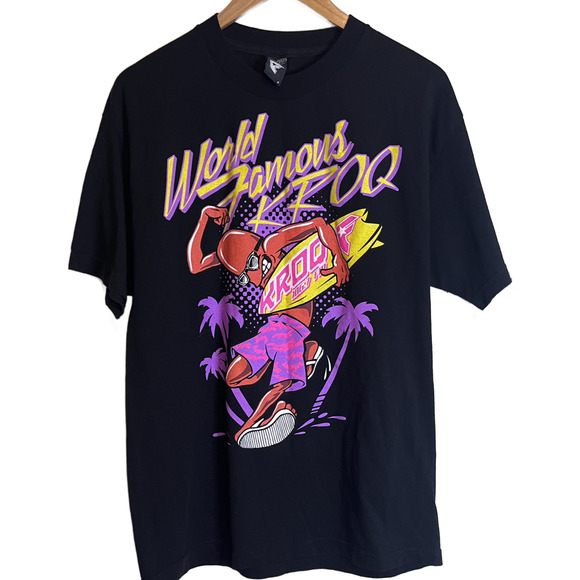Famous Other - Famous Stars And Straps KROQ Weenie Roast 2014 Black Concert T Shirt Men’s Large